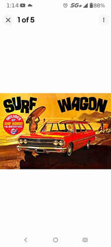 Amt surf wagon plastic - amt, model