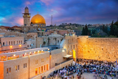 Wandbild jerusalem stadtbild - wandbild:,