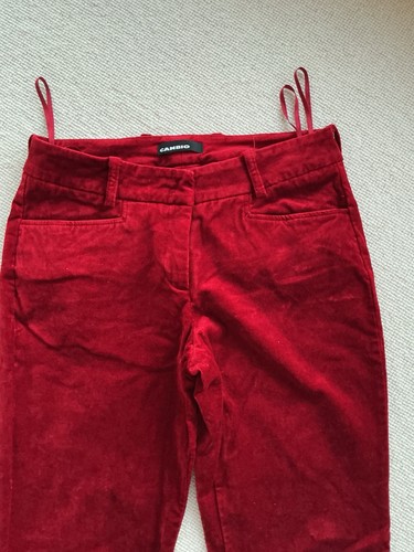 Cambio damen samthose - damen, rot