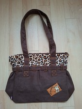 NICI Umhängetasche Schultertasche Leopard, ca. 35 x 30 x 12 cm, Innentaschen