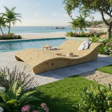 Massivholzliege Himmelsliege