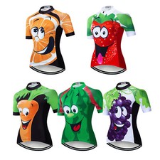 Radtrikot Damen Kurzarm Funny