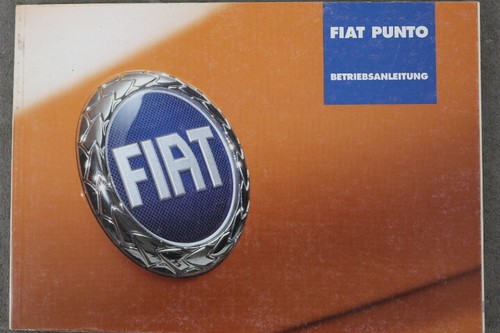 Fiat punto betriebsanleitung - fiat,