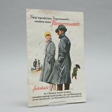 Werbe-Broschüre Kleppermantel federleicht um 1930 V.MIN