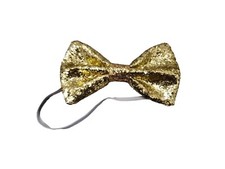 Schleife Fasching Kostüm, Abba, Rockstar, Sänger, Accessoire, Fliege, Glitzer