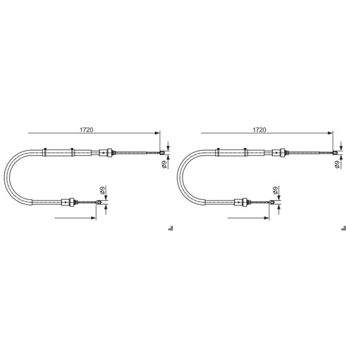 Bosch handbremsseile - bosch,