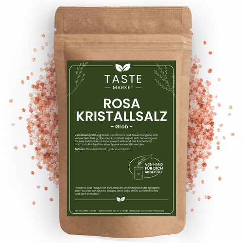 Grobes rosa kristallsalz - grobes,