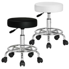 Rollhocker Arbeitshocker Hocker Drehhocker Kosmetikhocker Praxishocker 360°