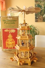 Wunderschöne 4 stöckige Weihnachts Pyramide,  55 cm, Christi Geburt