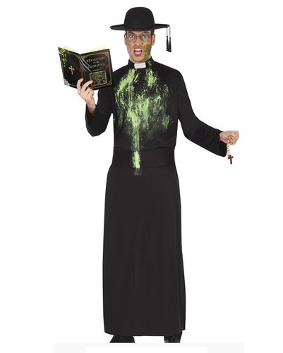 Vollgekotztes priesterkostüm - vollgekotztes,
