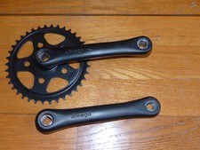 OFMEGA Kurbel Kurbelgarnitur 170mm 38 Zähne / 1 Kettenblatt fest - Crank Set