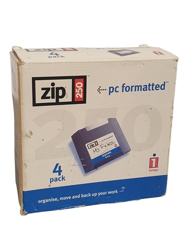 Iomega zip 250 formatted 4 - formatted, (4