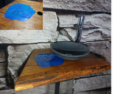 Nussbaum Epoxidharz Waschtisch