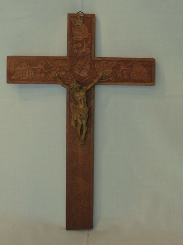 Kreuz kruzifix inri aus - inri, holz