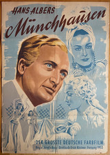 MÜNCHHAUSEN - Original Filmplakat A1 - Hans Albers - UFA Klassiker