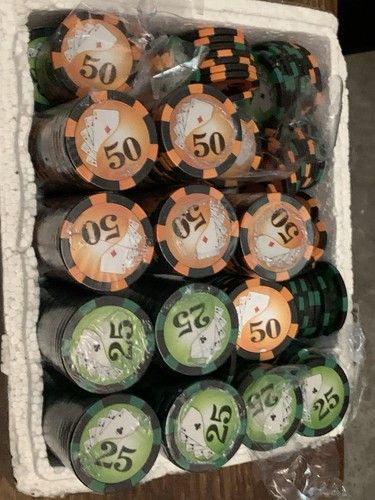 Pokerchips clay composite - pokerchips, wert