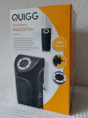 Steckdosen heizlüfter quigg - steckdosen,