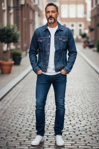 Levi jacke jeansjacke blau - jacke,