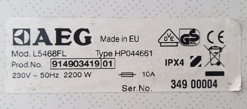 Aeg l5468fl ersatzteile - aeg,