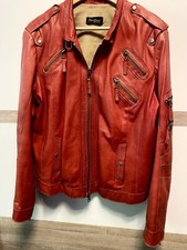 Schöne Biker-Lederjacke - David Moore NEW YORK