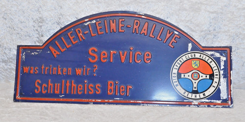 Blechschild aller leine - -,