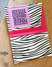 All time favourites Reisepassetui BIG FIVE Zebramuster pink NEU Travel Wallet