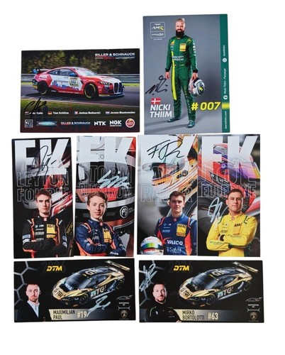 Autogrammkarten dtm gt - 8,