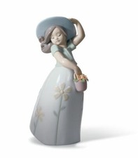 LLADRO PORZELLANFIGUR KLEINE GÄNSEBLÜMCHEN 01008041 WAR £270,00 JETZT £229,50