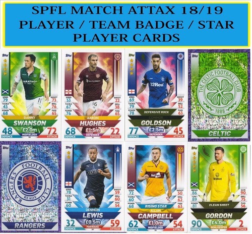Spfl match attax - spfl, 2019