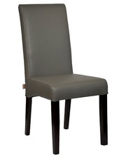 SIX Echtleder Esszimmerstuhl