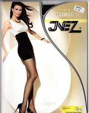 Strumpfhose mit Lycra transparent glänzend FARBEN Höschenteil 15 den Gr S-XXL