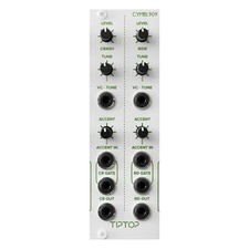 Tiptop Audio CYMBL909 White - Drum Modular Synthesizer