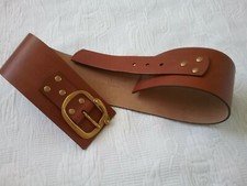 Gucci Ledergürtel mit goldenem Schnallenverschluss