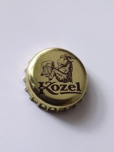 Alter kronkorken kozel golden - kronkorken,