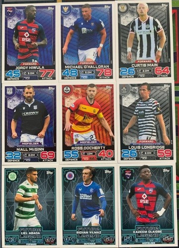 Spfl match attax 2022 - spfl, 2022/23