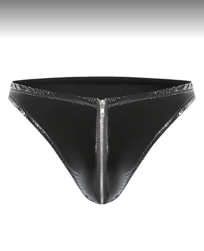 Herren lack wetlook slips - herren,