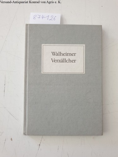 Walheimer verzällcher - walheimer,