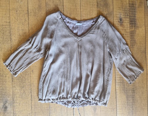 Mybc seiden bluse oberteil - -,