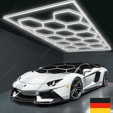 14x Hexagon LED Lampe Röhren Werkstatt Garage Wand Decken Leuchte Beleuchtung DE