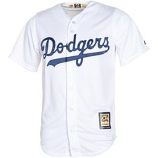 MLB Baseball Trikot Los Angeles Dodgers LA weiß Cool base Cooperstown Jersey