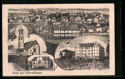 Künstler untermeitingen - künstler-ak,