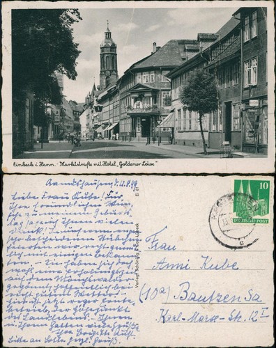 Ansichtskarte einbeck - ansichtskarte,