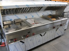 Gastro Imbissanlage  EKU Fritteuse, 2x Grillplatte, +Tresenformhaube +Garantie