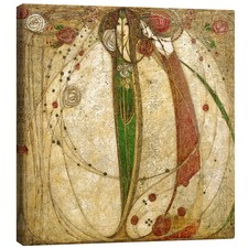 Leinwandbild Die weiße Rose