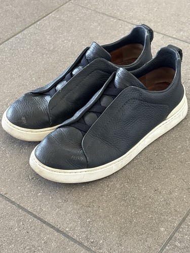 Zegna triple stitch xxx navy - zegna,