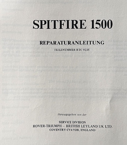 Reperaturanleitung triumph - reperaturanleitung,