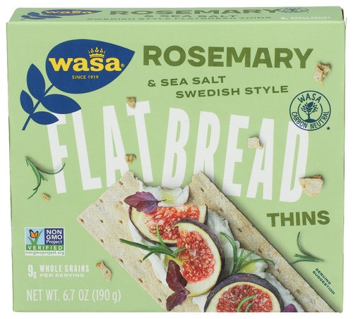 Wasa thins rosemary salt - wasa,