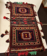 Antike Satteltaschen Salztaschen Wollsalzbeutel geknüpft arabisch orientalisch