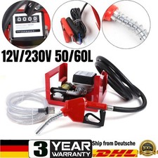 Dieselpumpe Heizölpumpe Elektrisch Selbstansaugend Ölpumpe 12V/230V 50/60L