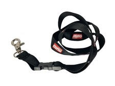 AUTO ZEITUNG Schlüsselanhänger Schwarz Rot Weiß Werbeartikel mit Steckschnalle